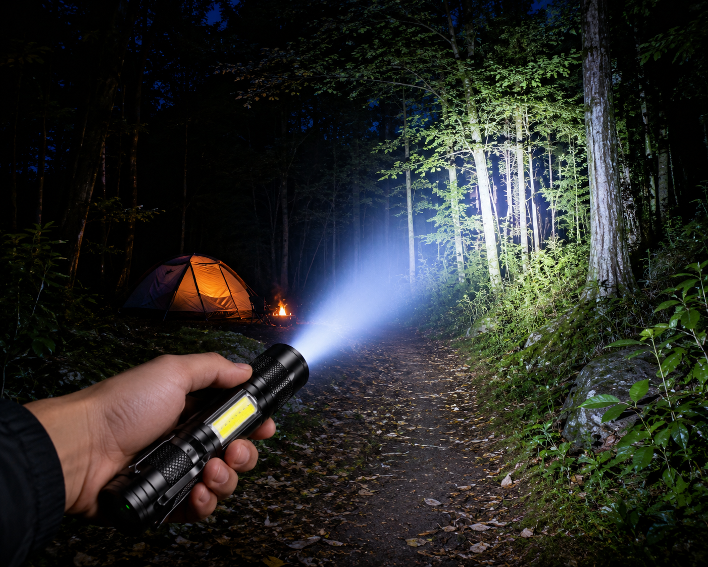 LINTERNA LED MINI RECARGABLE 🔦