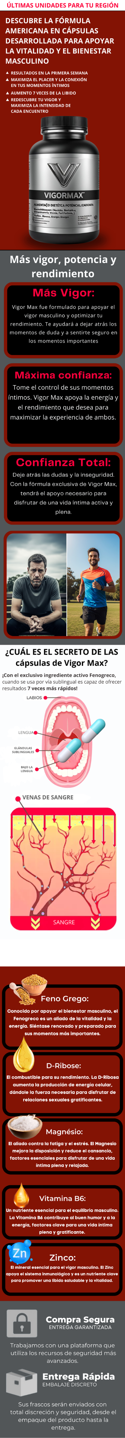 Vigor Max – Vitalidad Masculina, Energía y Desempeño Todos los Días