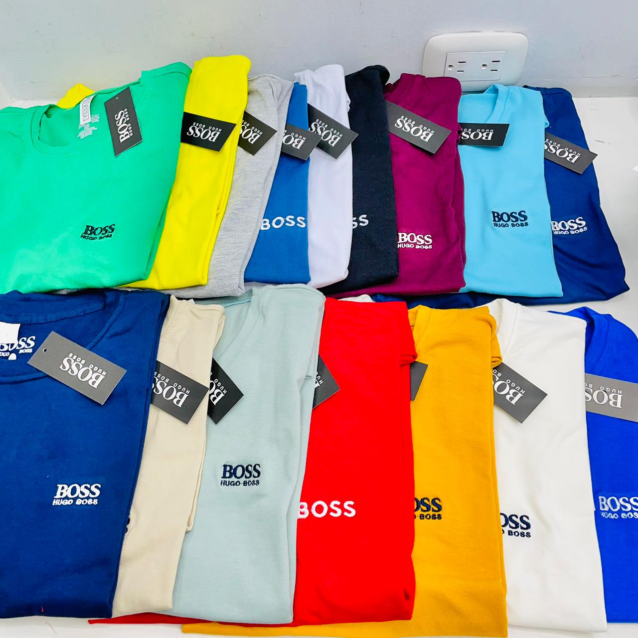 KIT X5 CAMISETAS HUGO BOSS + PERFUME GIO
