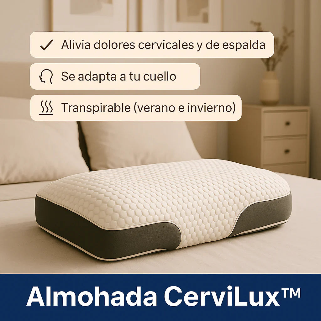 PAGA 1 Y RECIBE 4 ALMOHADAS CERVILLUX - Descansa mejor y despierta sin dolor de cuello